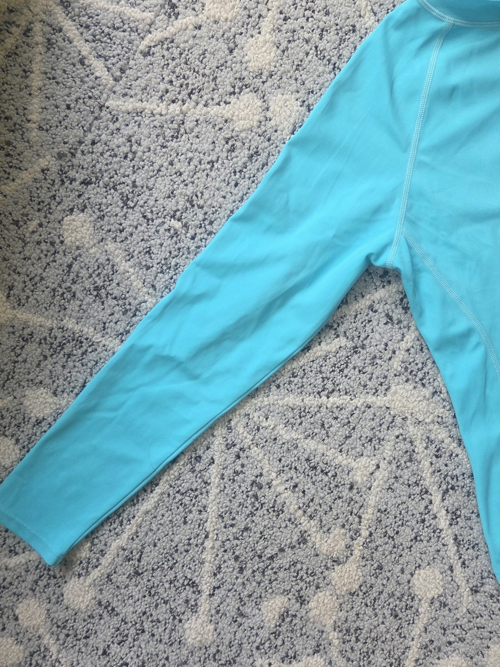 Lands' End Light Blue Rashguard - Picture 4 of 8